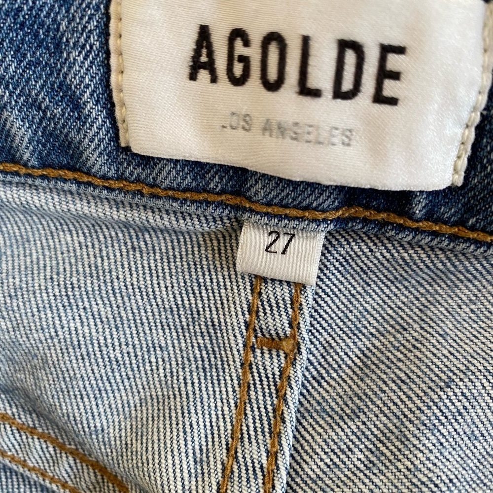 Agolde Riley High Rise Straight Crop size 27 - Picture 10 of 12